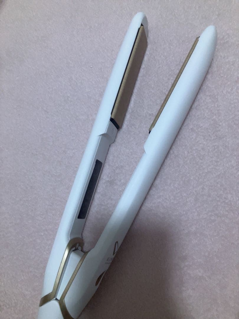 【保証書付き】KINUJO ストレートヘアアイロン ホワイト