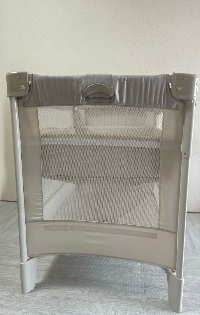 状態良好✨Aprica ココネルエアープラス AB ホワイトグレー　 収納袋付属