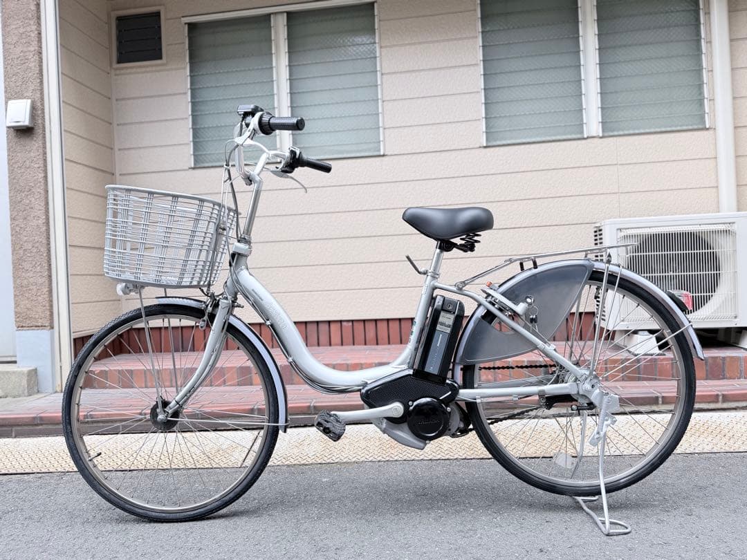 大阪府　ブリヂストン　シルバー 電動アシスト自転車 アシスト自転車