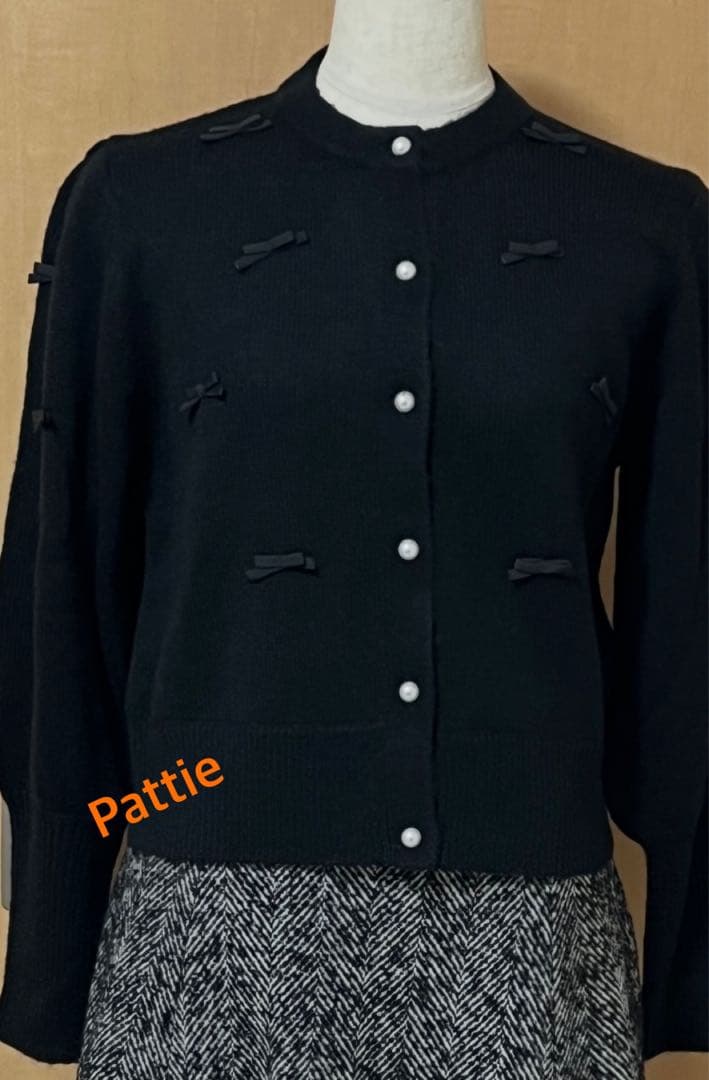 エムズグレイシー未使用プチリボンガーディガン40
