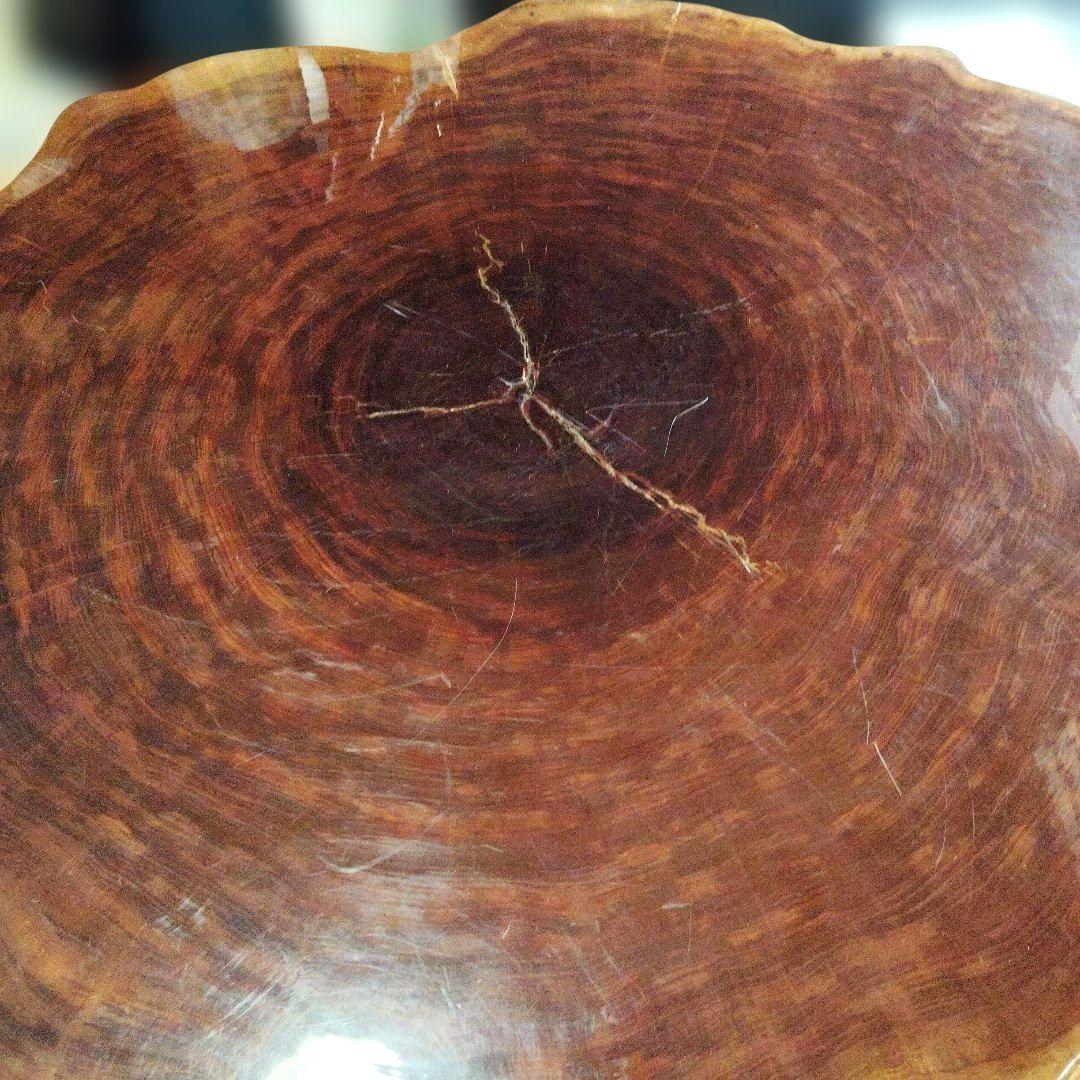 超希少品 ブビンガ輪切り 1枚板テーブル 座卓