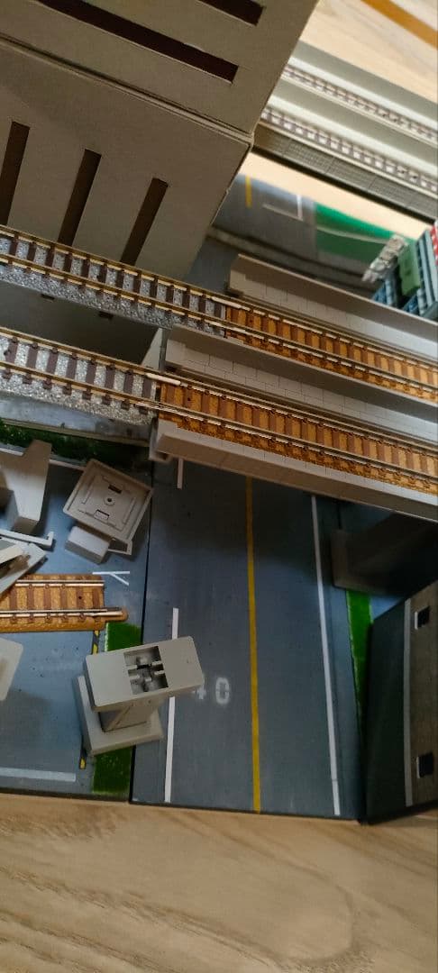 Nゲージ ジオラマ　製作途中