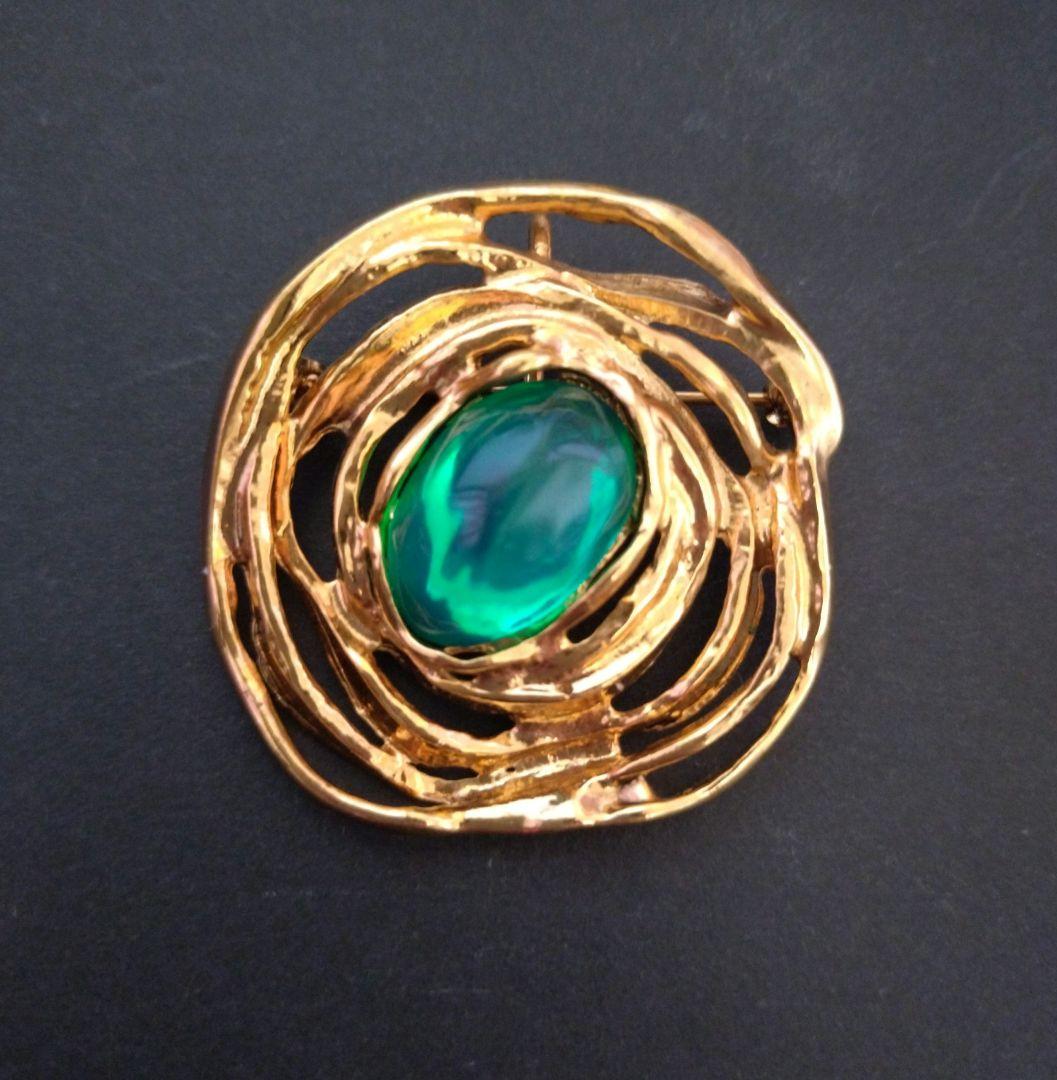 週末限定値下げYSL ヴィンテージ ブローチ ネックレストップ