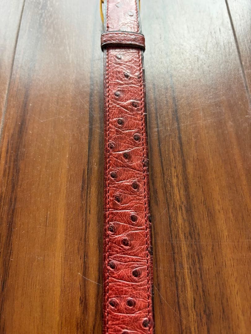 HERMES ベルト　赤