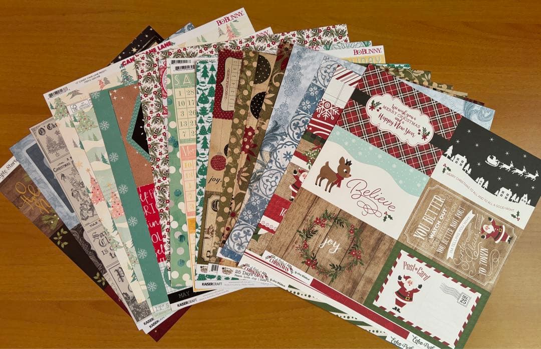 【130枚以上】 スクラップブッキング12インチペーパー （スタンピンアップ等）