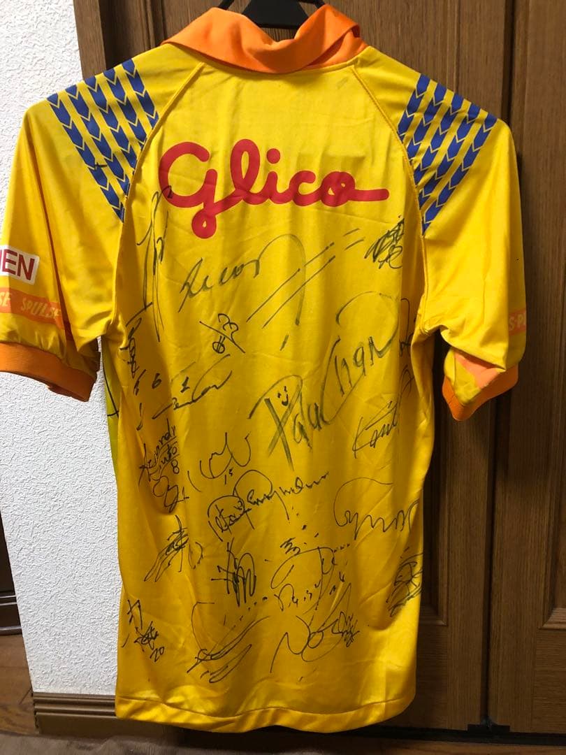 初代清水エスパルス　サイン入りユニフォーム　Jリーグ