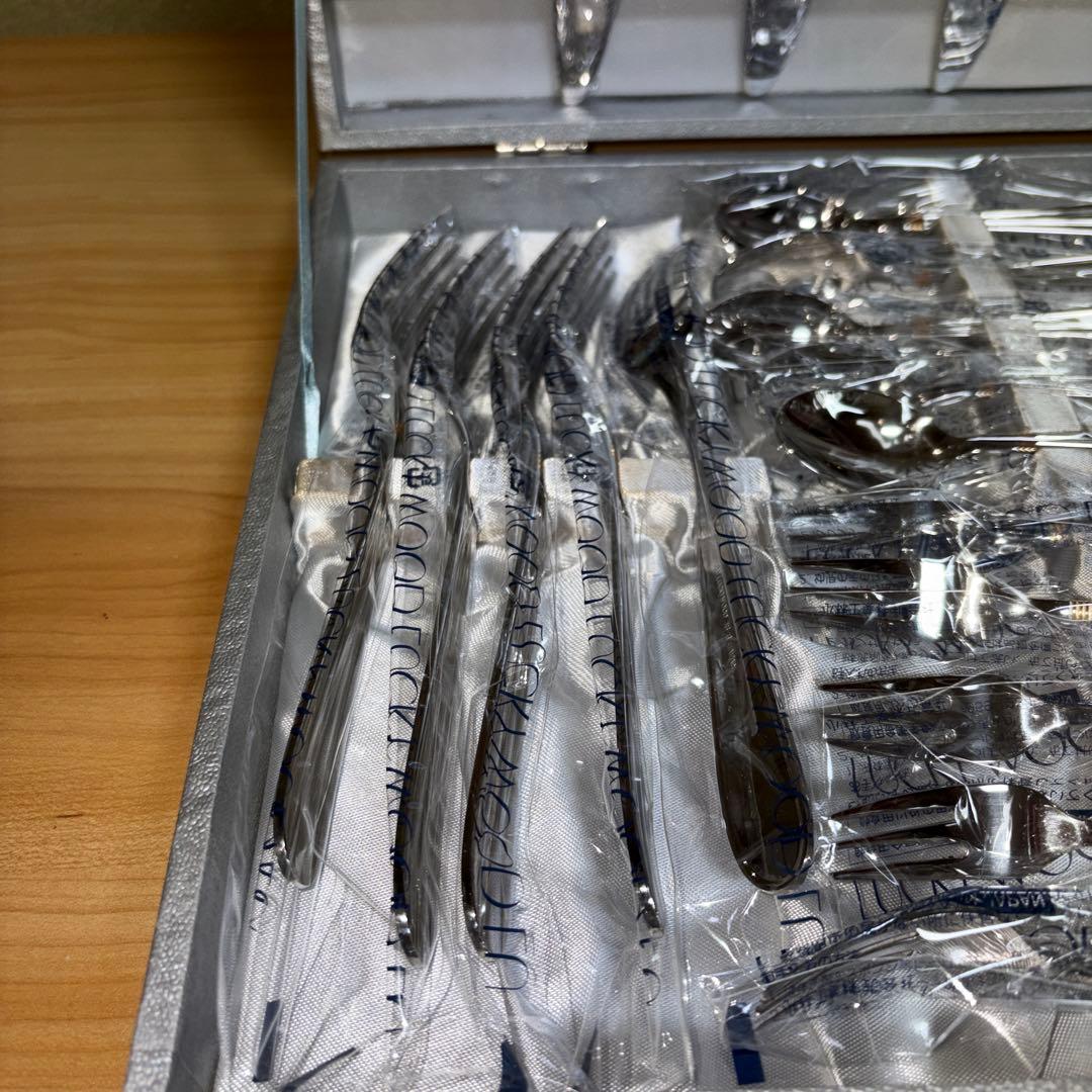 ラッキーウッド　カトラリーセット　5種　25本LUCKY WOOD