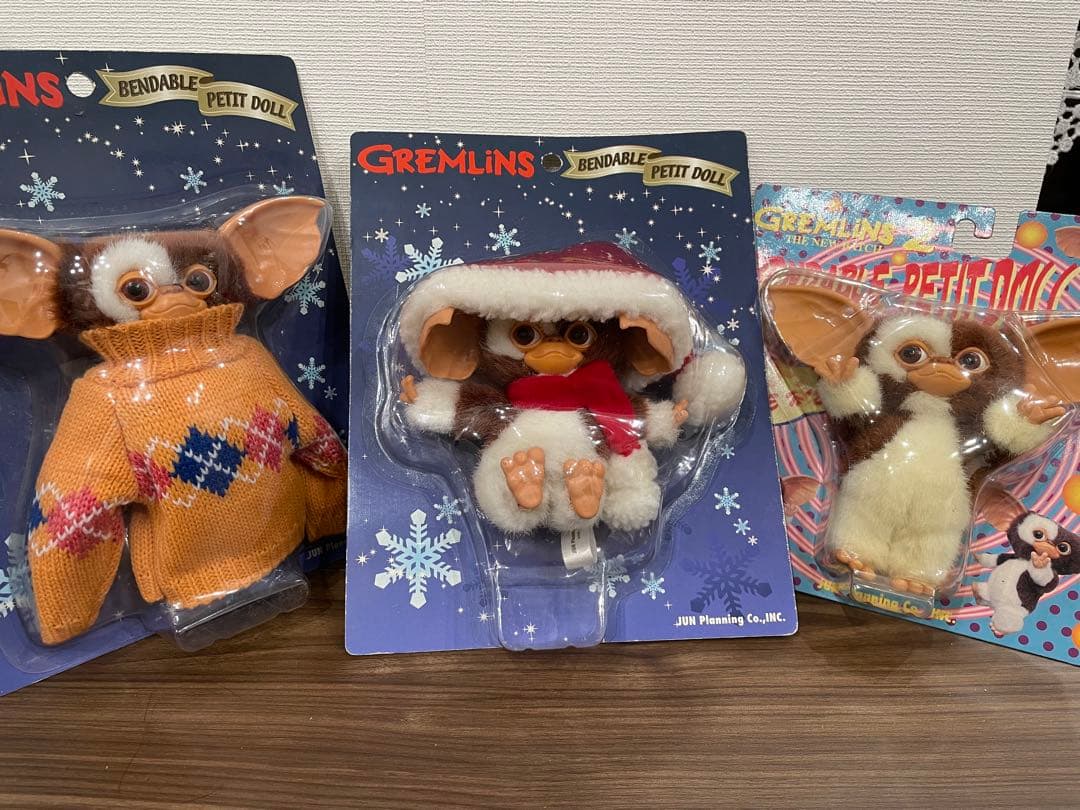 未開封激レア品グレムリンBENDABLE PETIT DOLL 3体セット