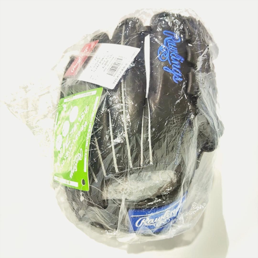 【新品】ローリングス 軟式グローブ ジュニア オールラウンド用 右投 ブラック