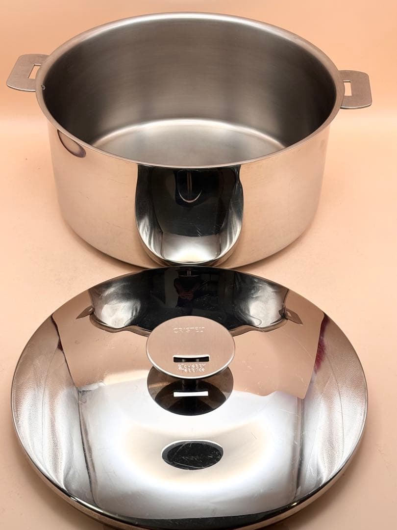 24cm　CRISTEL クリステル グラフィット　深鍋