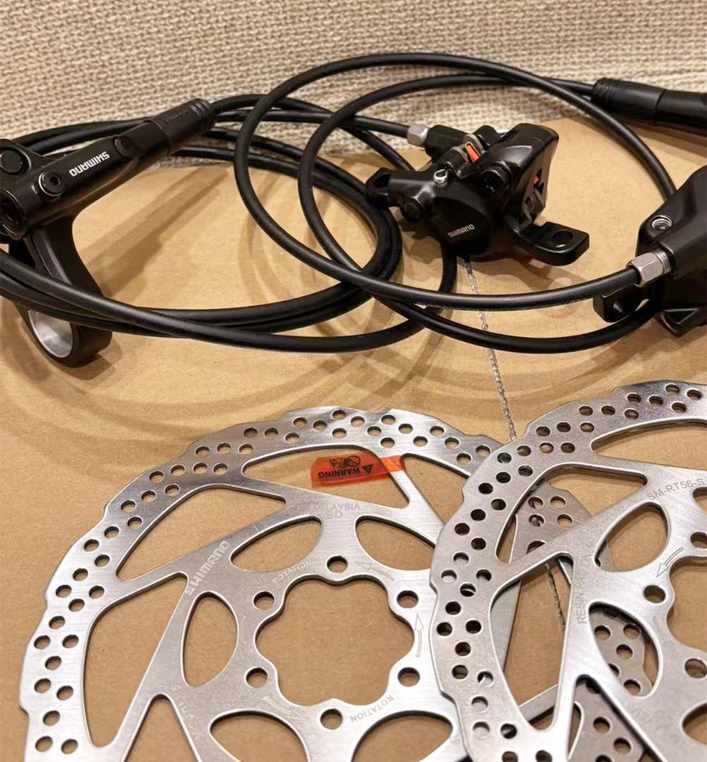シマノ油圧ディスクブレーキ+RT56ローター180mm２枚