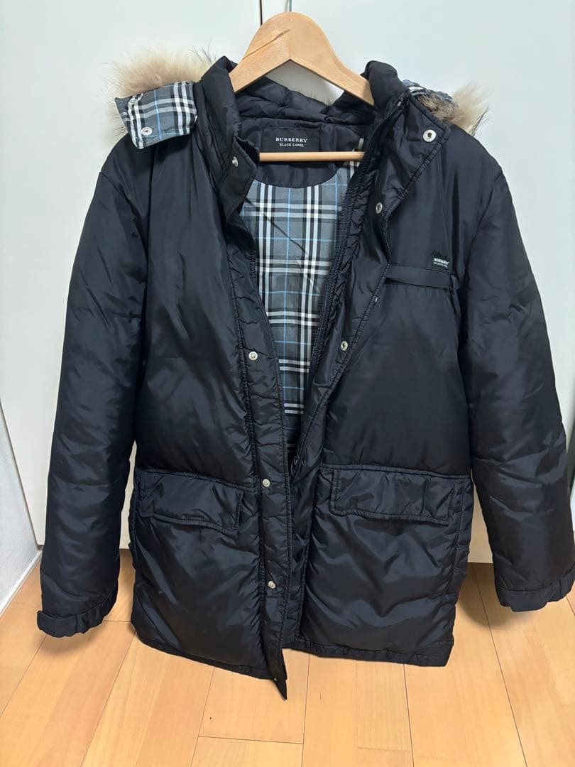 Burberry BLACK label メンズダウンジャンパー