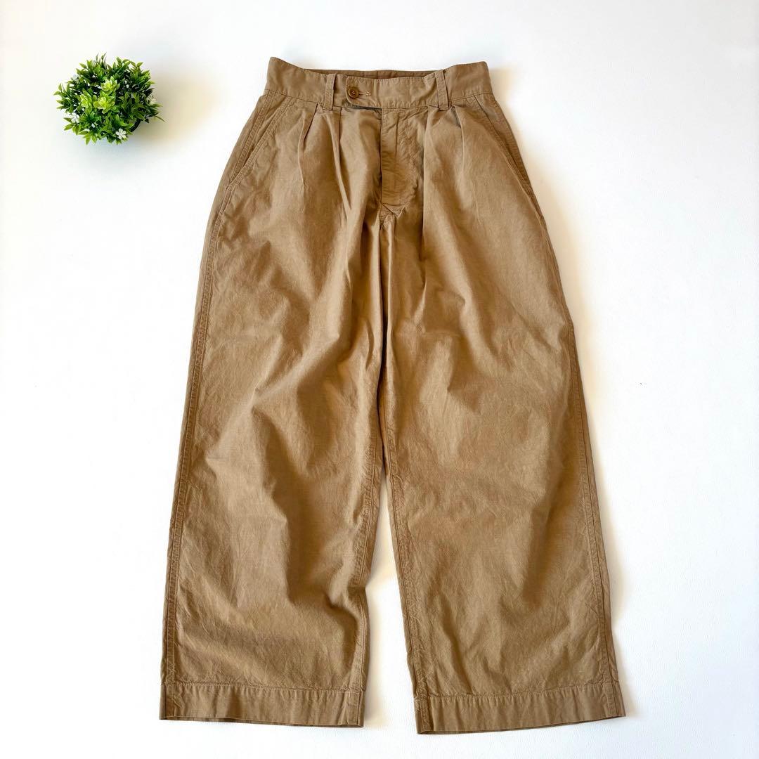 45R クックウェザーのシャルロットバギーパンツ　サイズ3 ベージュ