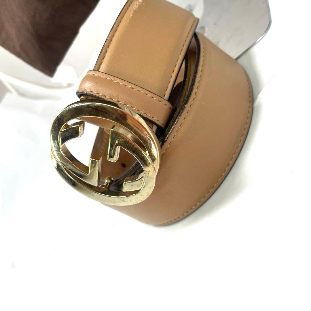 GUCCI グッチ　ベルト　レディース　GG柄