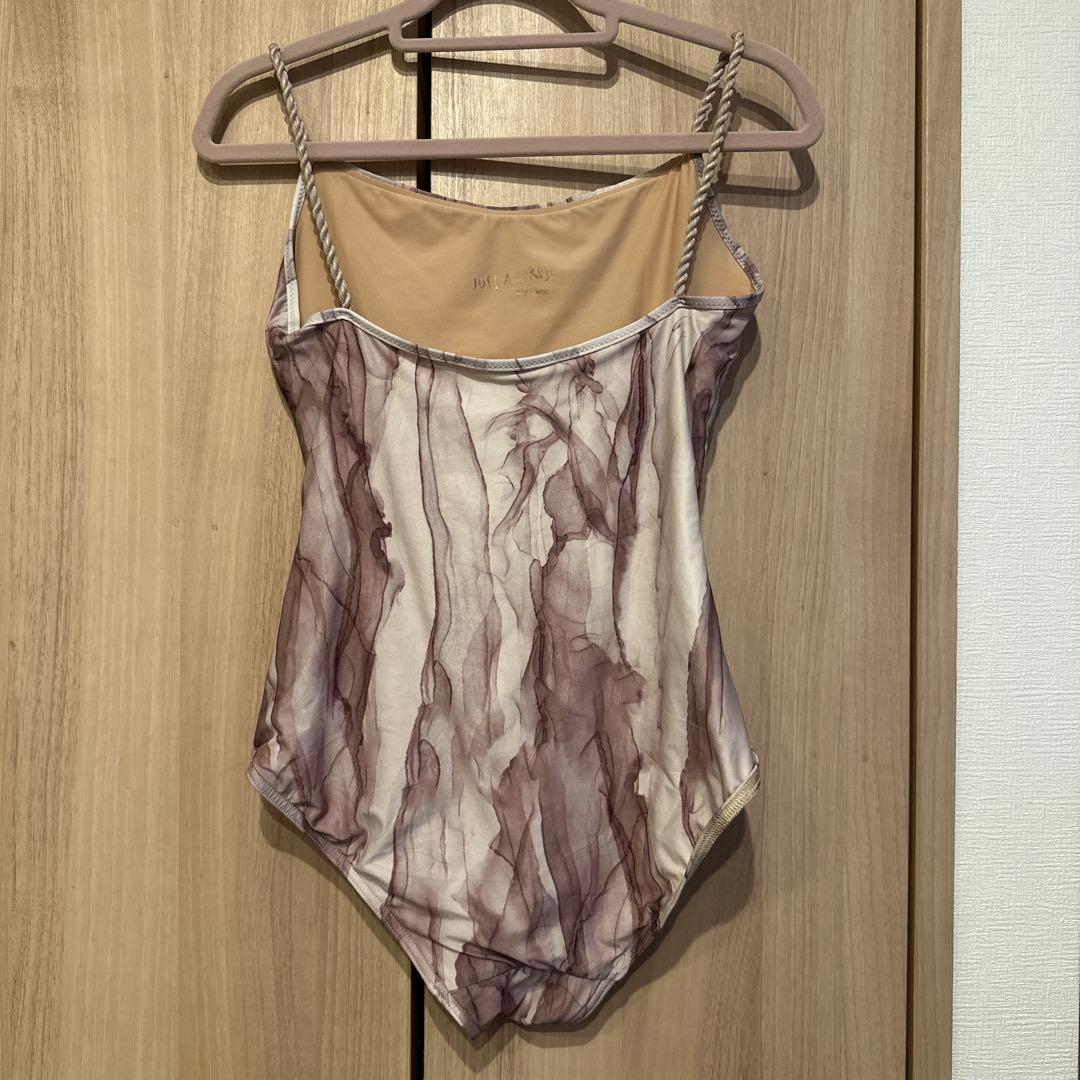 限定オークション・美品・JAC キャミソールレオタード プラム