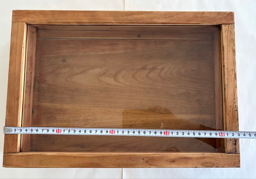 木製ガラス蓋付きボックス　アンティーク 表参道のpejite青山で購入