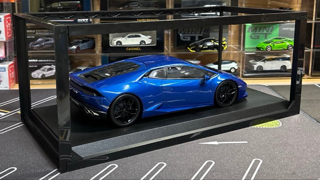 京商 1/18 ランボルギーニ ウラカン LP610-4 ブルーメタリック