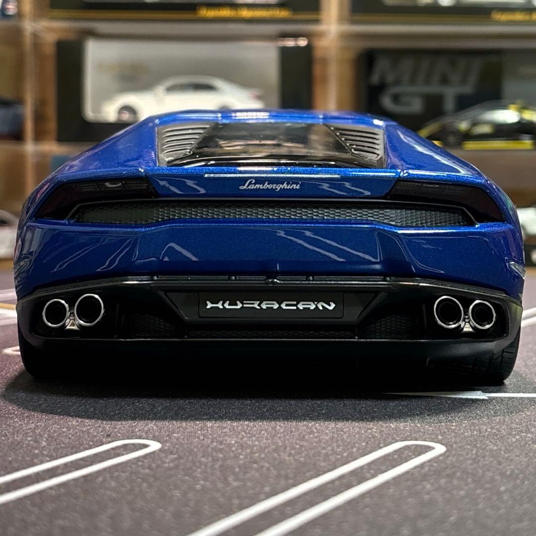 京商 1/18 ランボルギーニ ウラカン LP610-4 ブルーメタリック