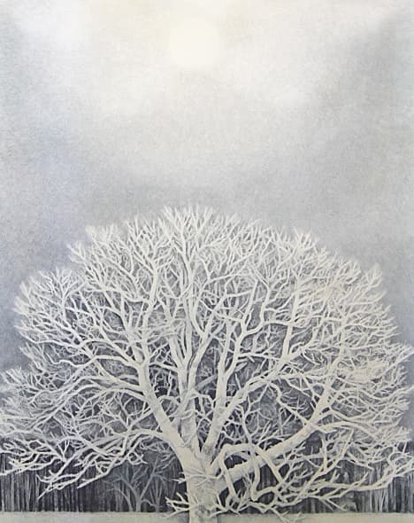 東山魁夷 【冬華】 工芸画