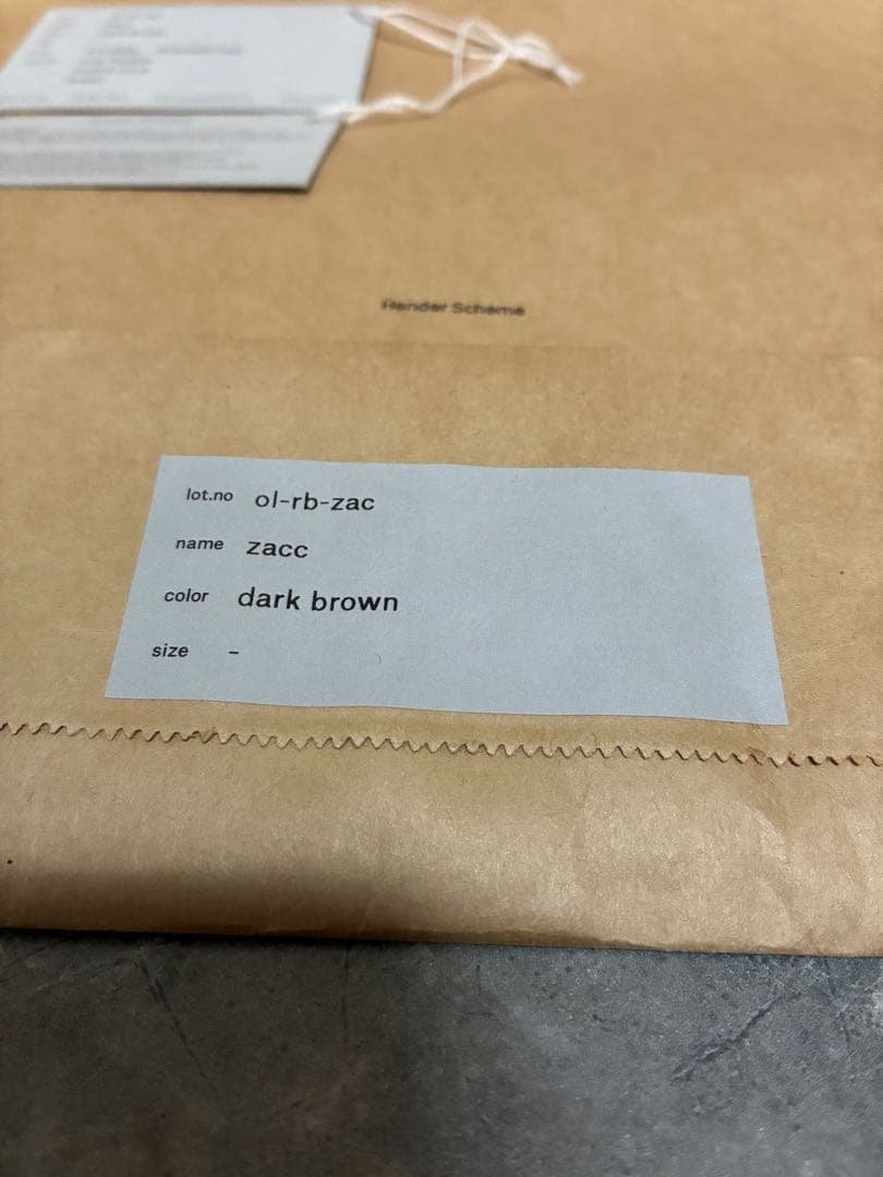 Hender Scheme zacc/dark brown ショルダーバッグ