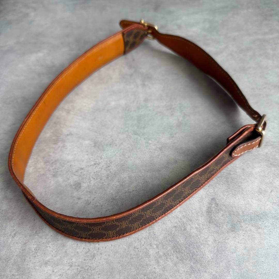 CELINE ホースビット　マカダム柄　ウエストベルト