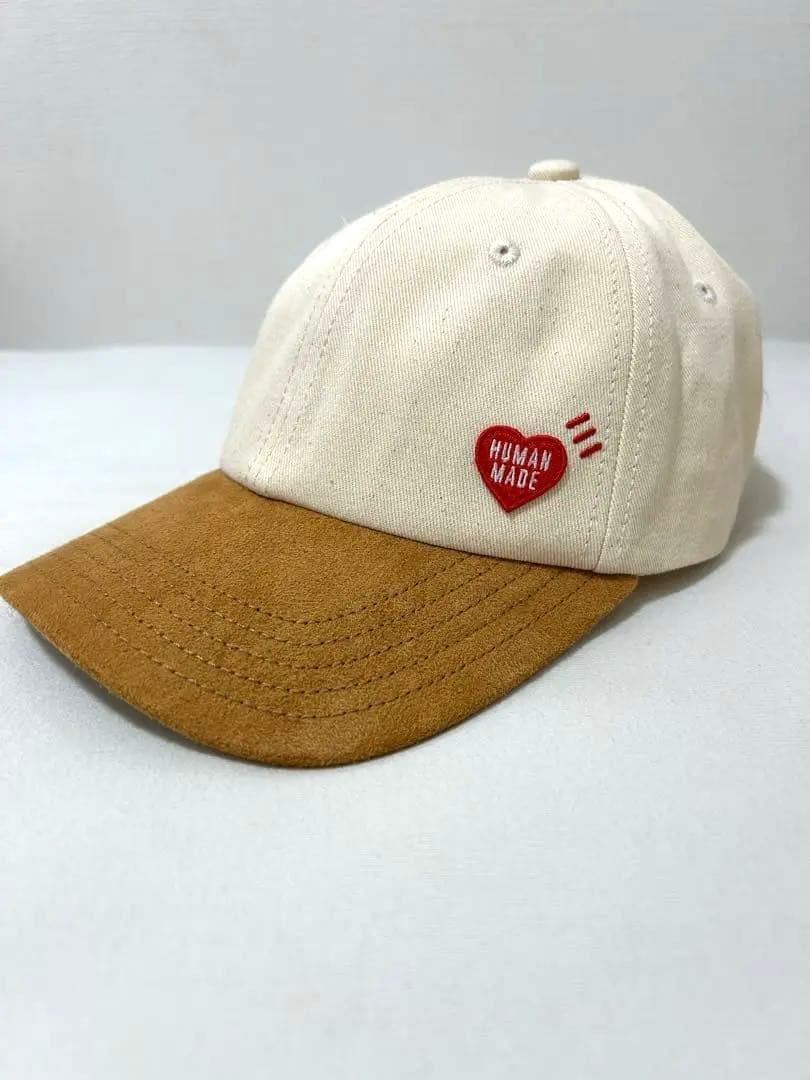 HUMAN MADE ベースボールキャップ アイボリー/ブラウン