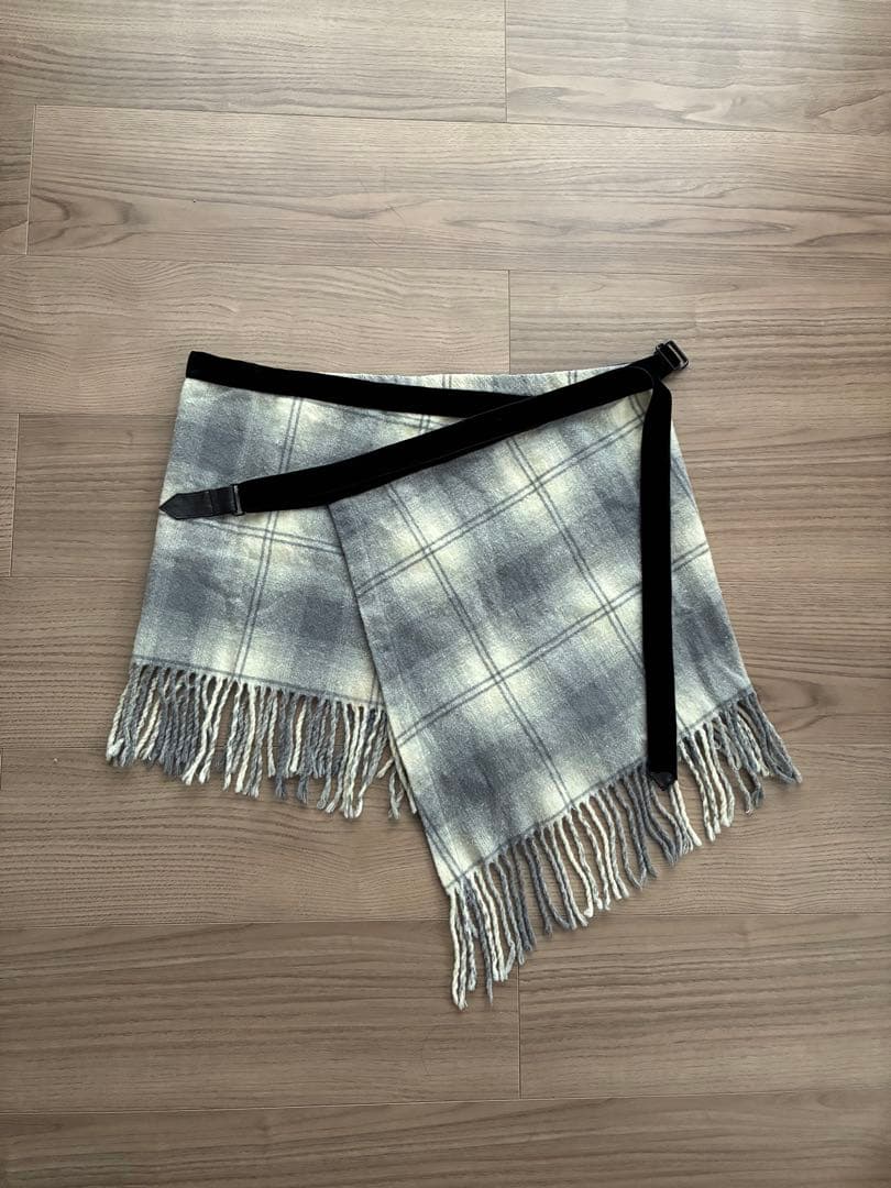 ヘ*リ様 【希少】NUMBER (N)INEナンバーナイン07AWチェック巻きス