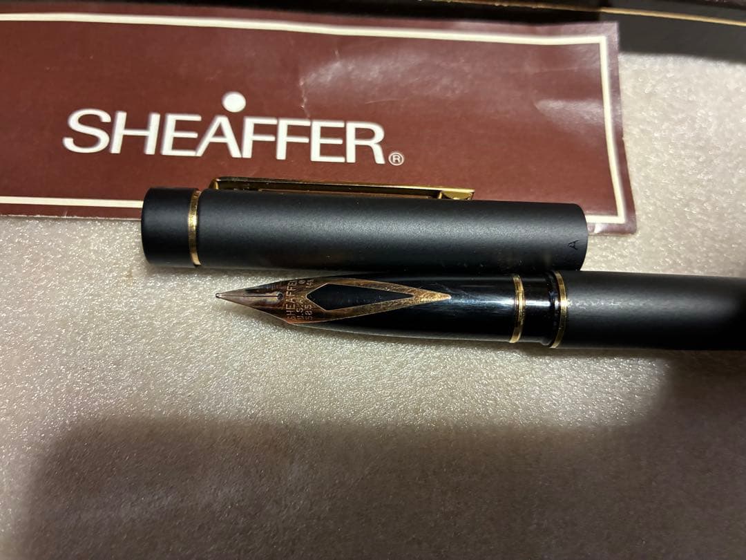 【美品・14金】シェーファー 万年筆 タルガ 585 14K刻印 USA製 箱付