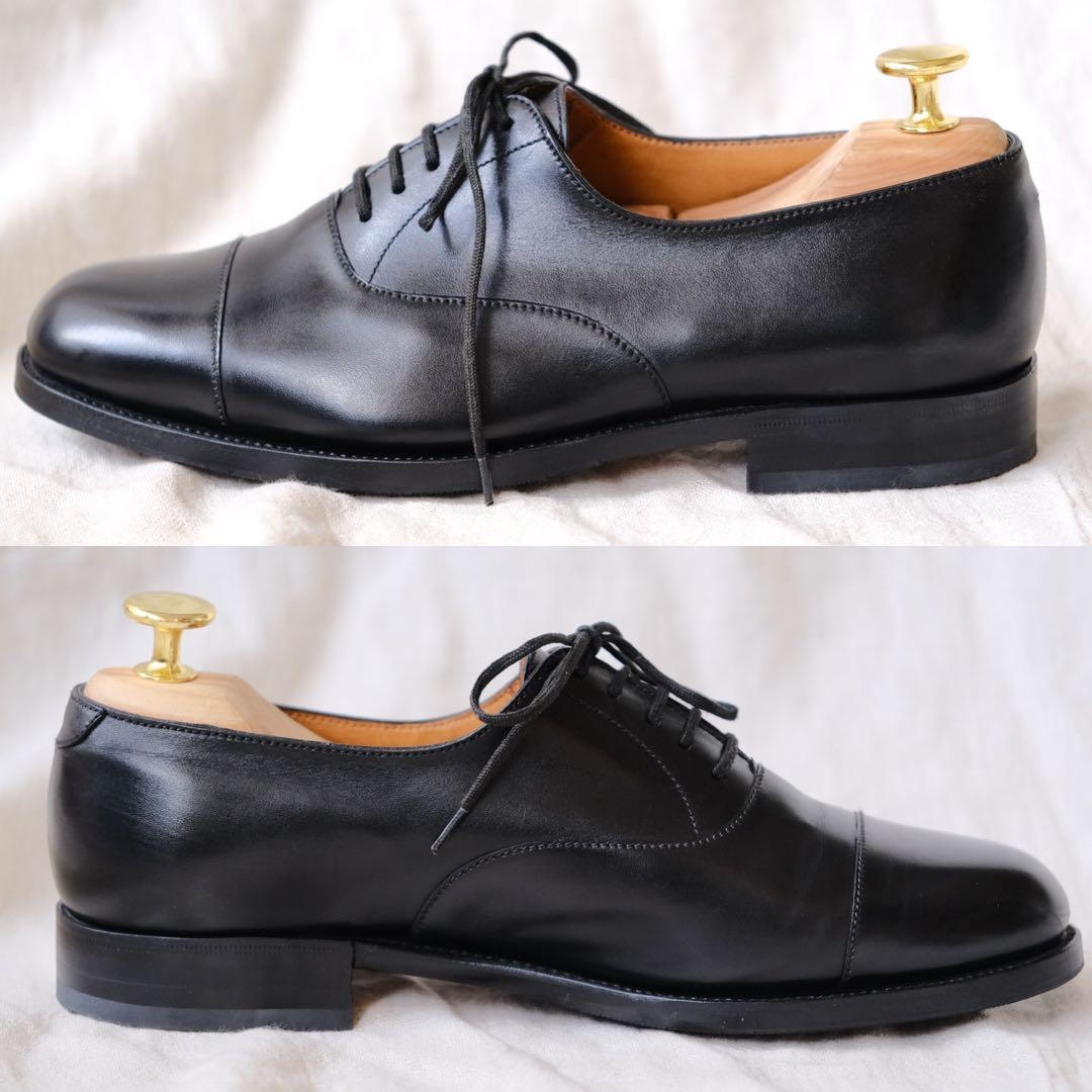 J.M.WESTONジェイエムウェストン 300ストレートチップ黒3 1/2E