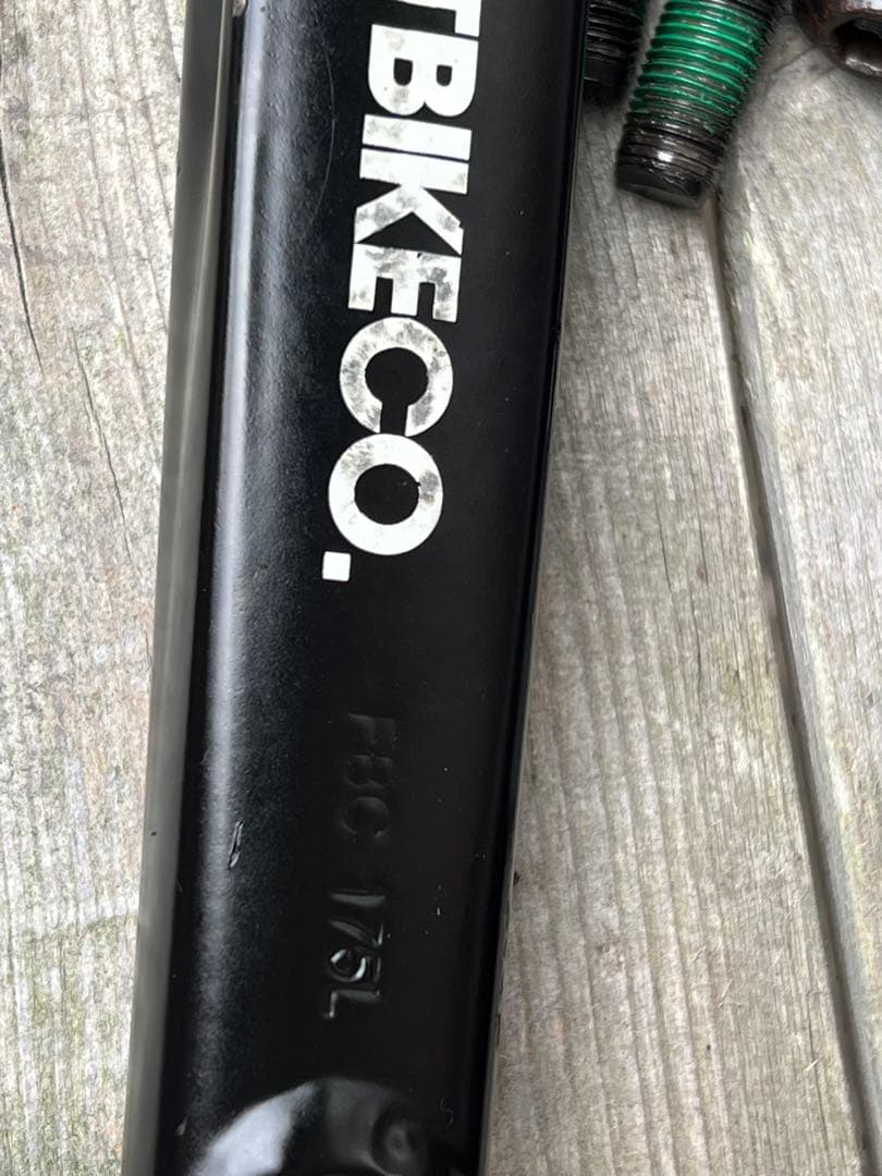 BMX クランクFIT 19MM CRANKS 175mm Set mid BB