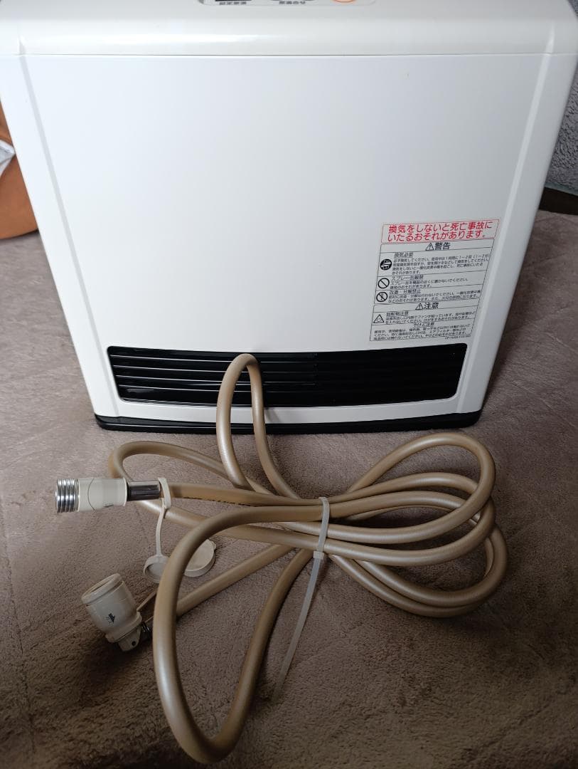 都市ガス　ファンヒーター RC-K2403E-1　木造7畳　ガスコード付