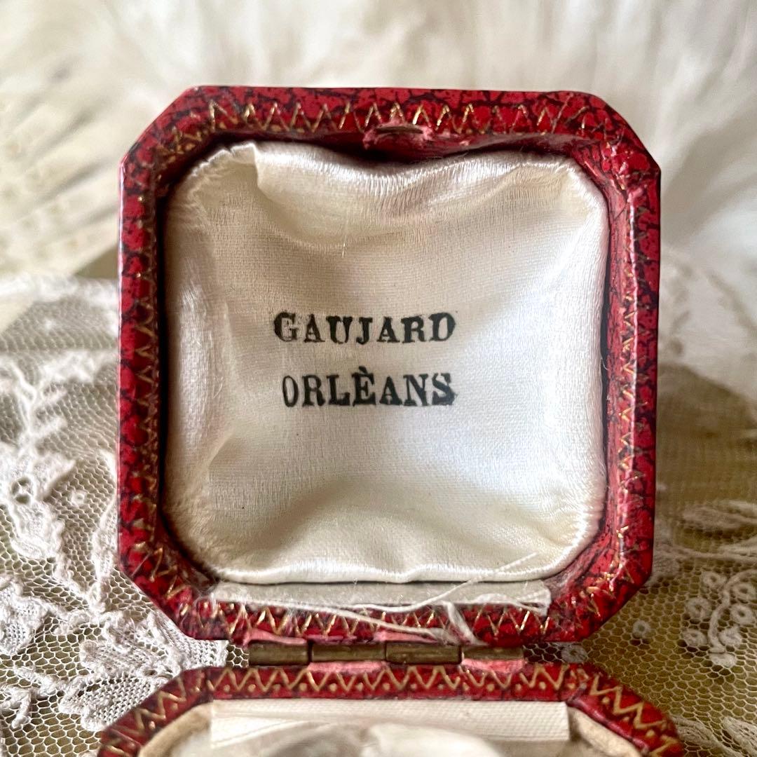 りむ　　リング用ジュエリーボックスアクセサリーケース　フランスアンティーク