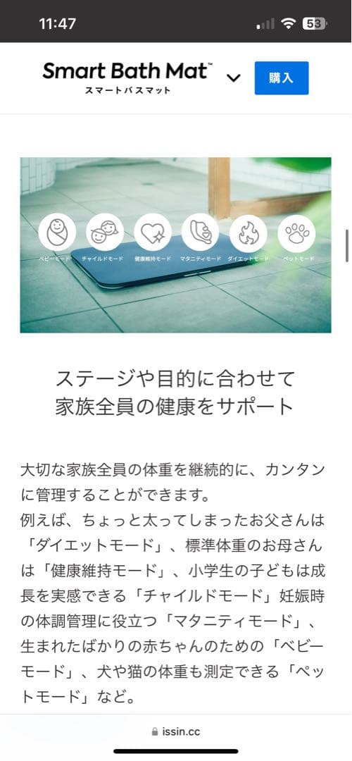 【新品未開封】issin スマートバスマット 体組成計モデル 最新 2024年製