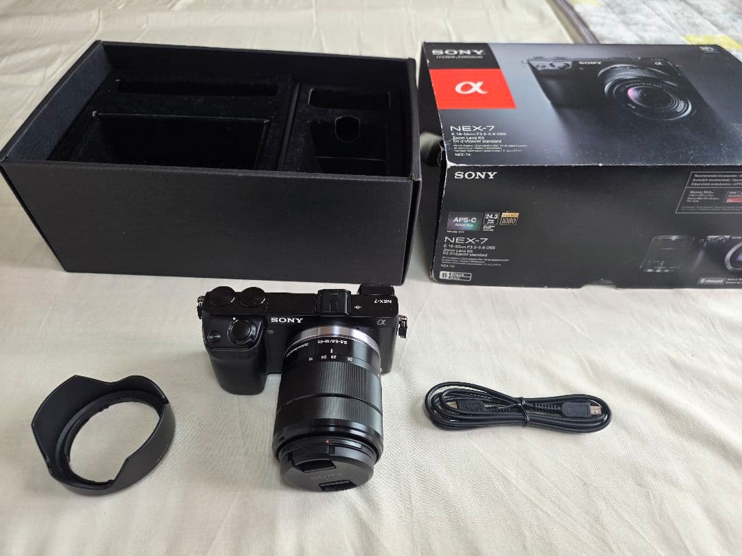 sony nex-7 ズームレンズキット　英語表示　シャッター数100以下