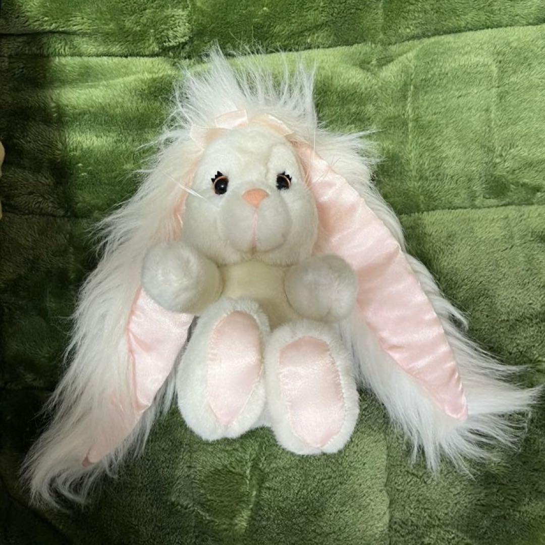 耳長うさぎのぬいぐるみ　昭和レトロ　平成レトロ