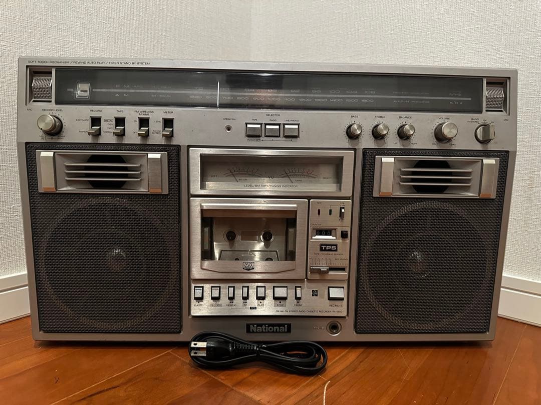 【希少】ナショナル ラジカセ RX-5600 メタルテープ 動作確認済