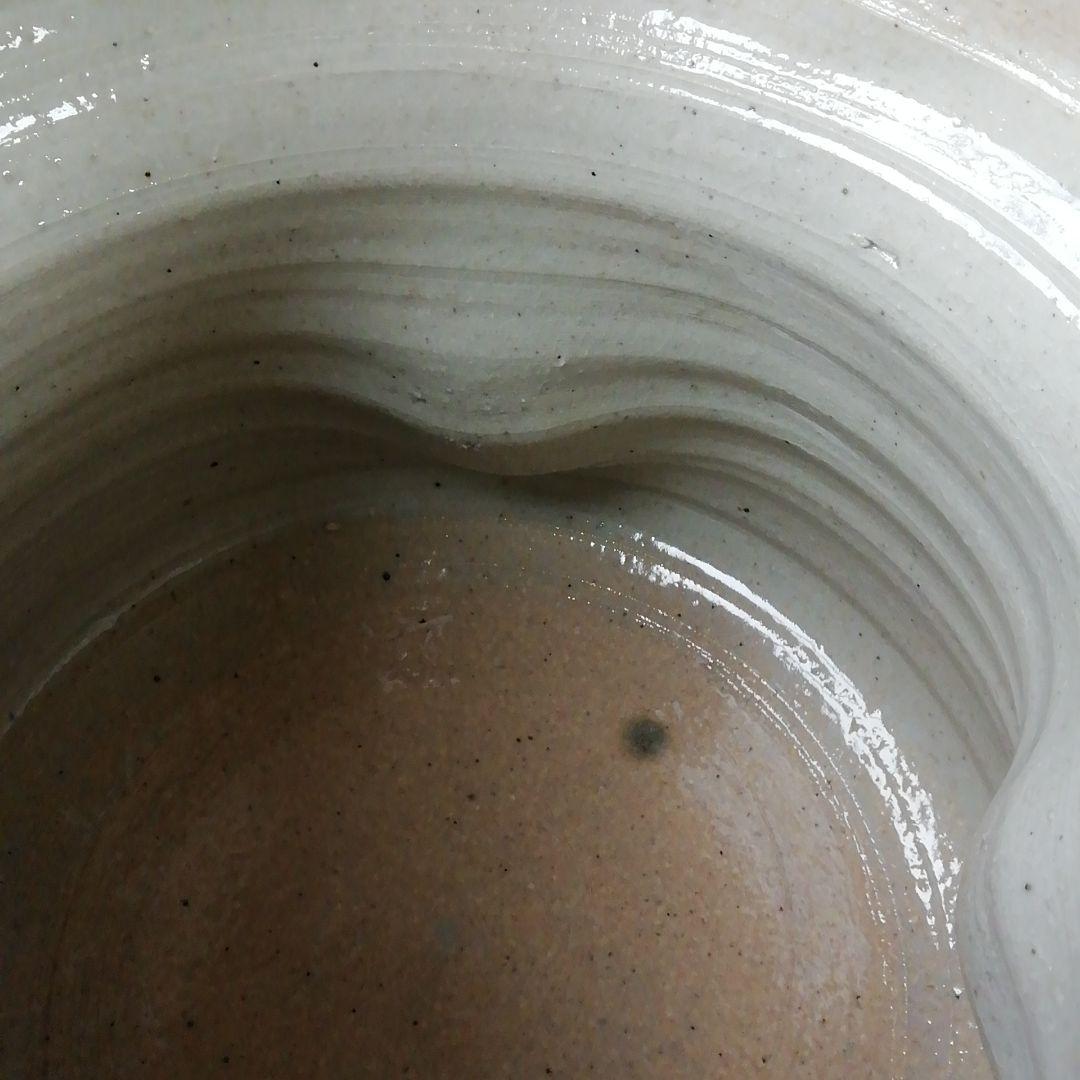 Ｔ６７３　水指　『赤膚焼』『大塩昭山 作』『堀内宗完(兼中斎)書付』共箱　茶道具