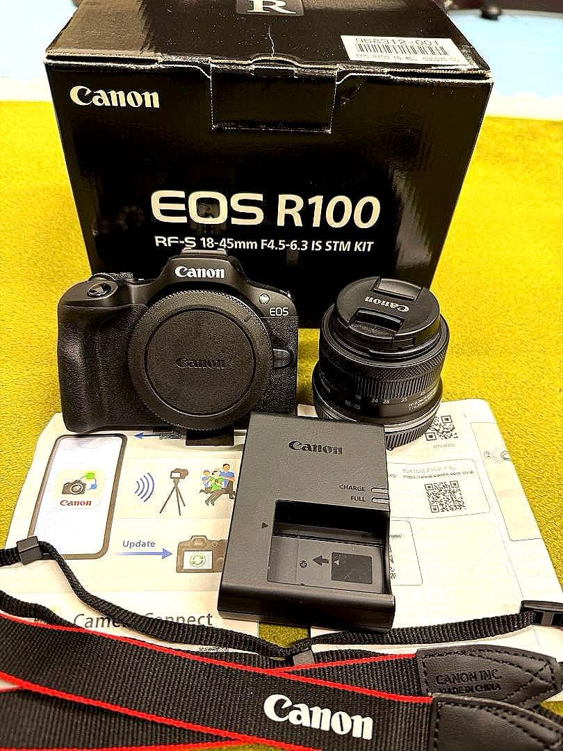 【極美品】Canon EOS R100 レンズキット★ショット数1000枚以下
