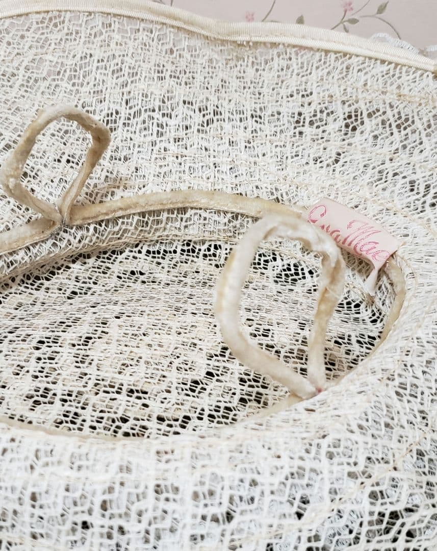 ヴィンテージ ロマンチック 帽子 レース