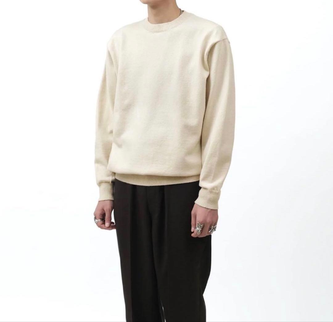 yonetomi RIGID CASHMERE KNIT P/O 新品未使用