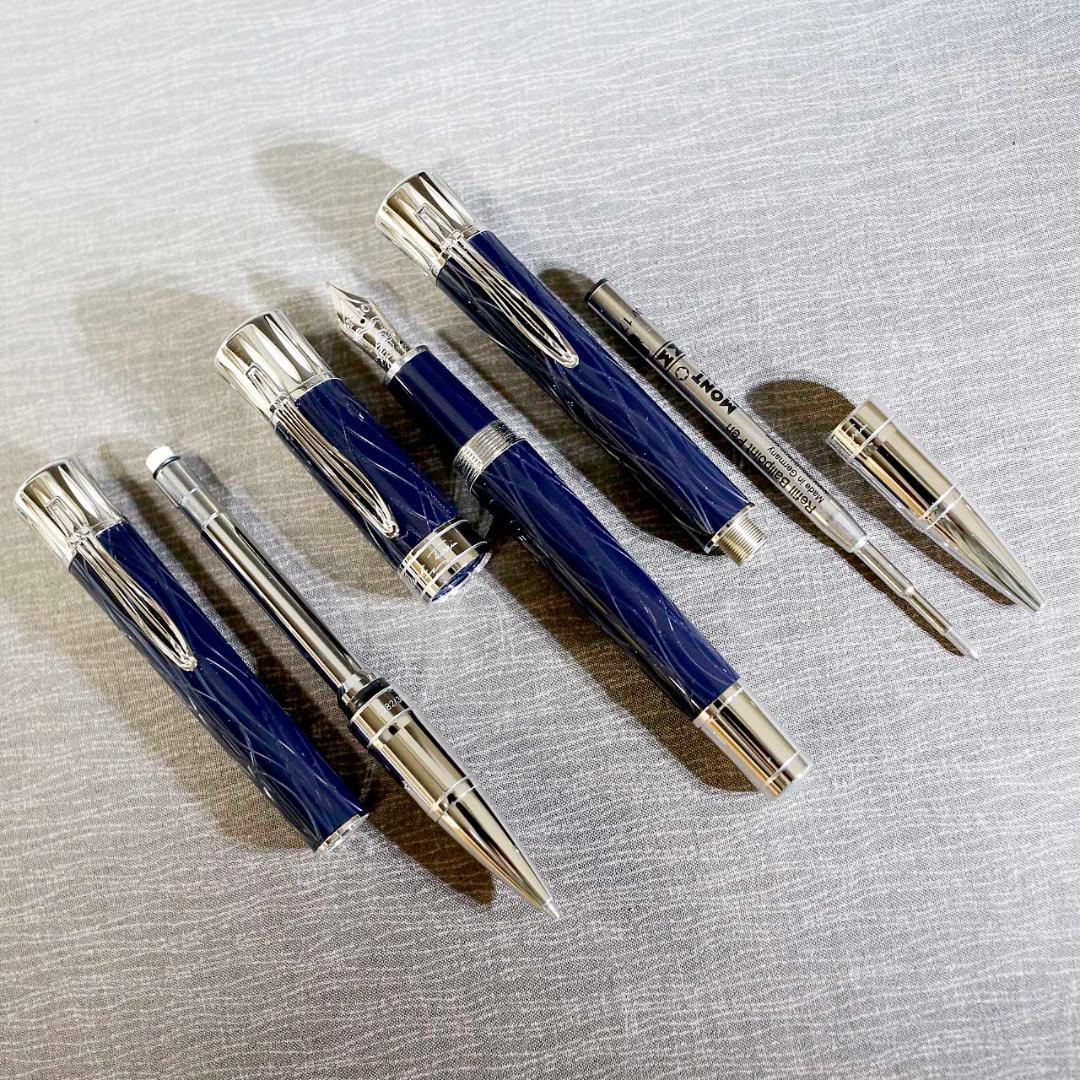 【未使用】モンブラン 作家シリーズ ２０１０年 マーク・トウェイン ３本セット