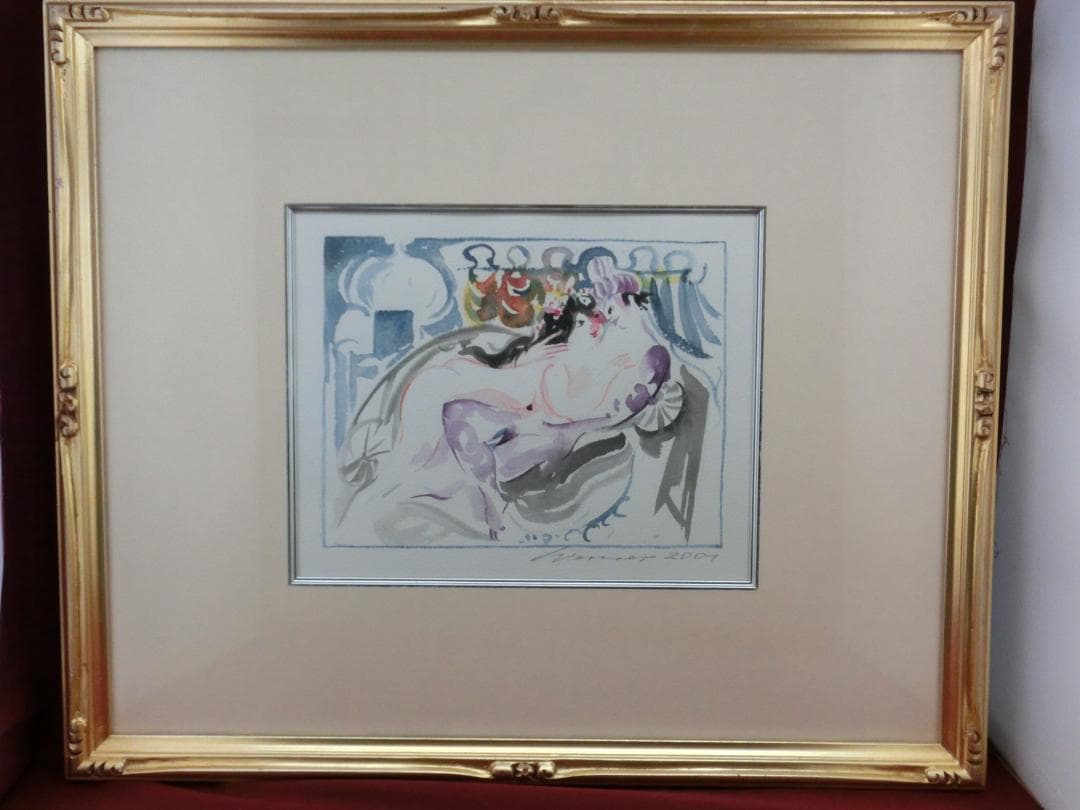 【マイセン】水彩画・ハインツ.ヴェルナー原画