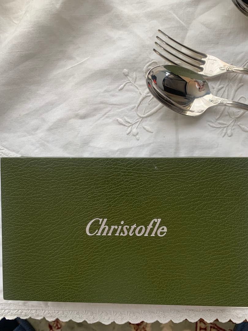 新品クリストフル マルリー　スターリングシルバー925 ３本セット　箱付き