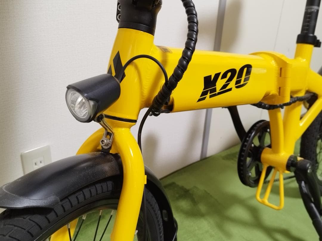 【美品 走行小】PYKES PEAK X20（電動アシスト折りたたみ自転車）