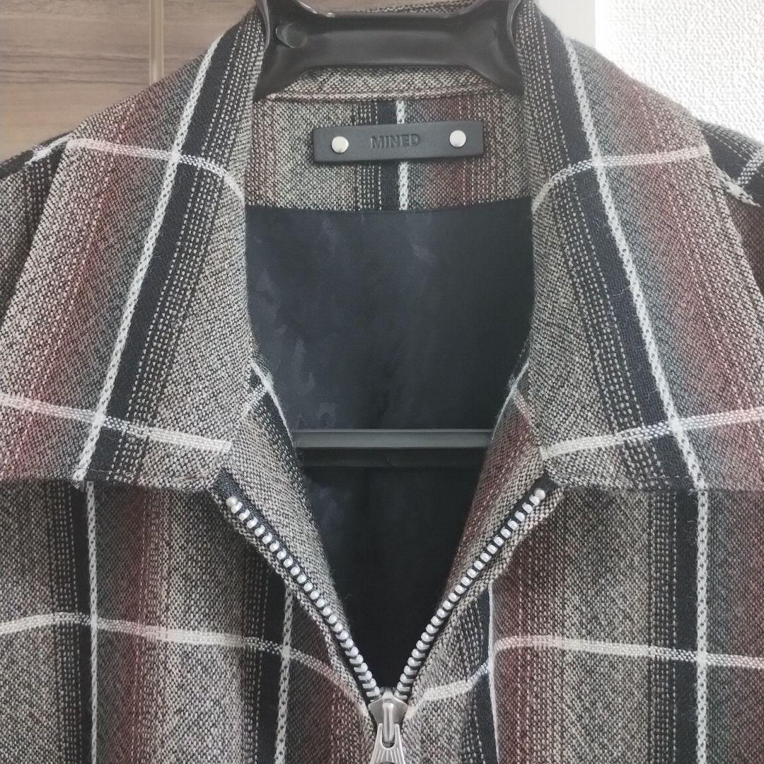 マインデニム　ハリントンジャケット　サイズ2 レッド