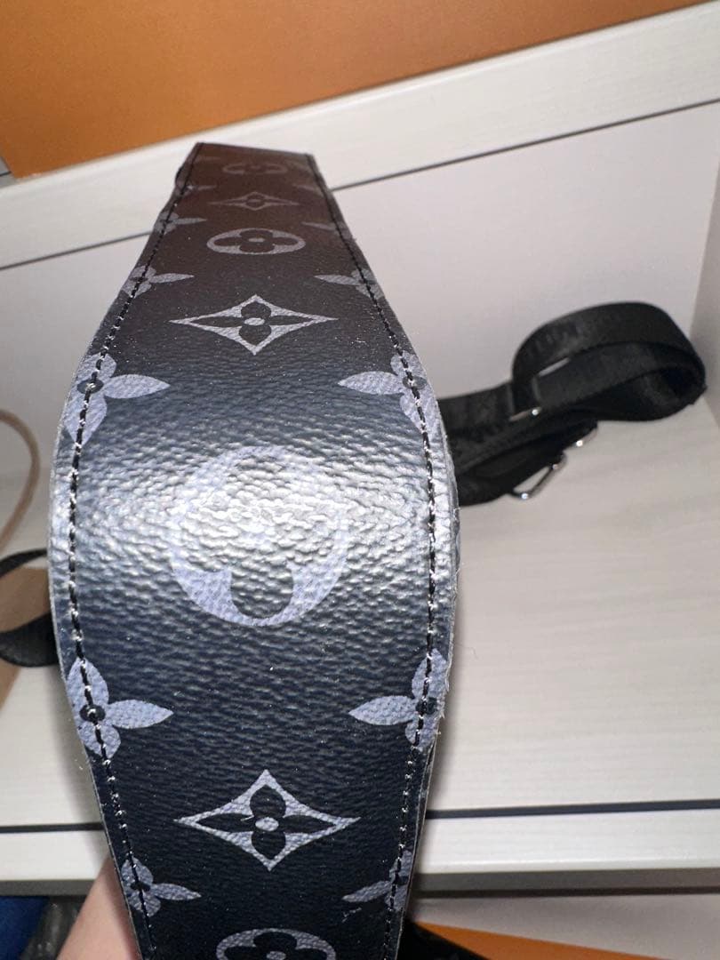 グレー ブラック ショルダーバッグ