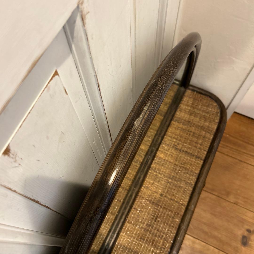 希少　ラタン　ドレッサー　家具　籐　鏡 引き出し収納　古道具　置き型　レトロ