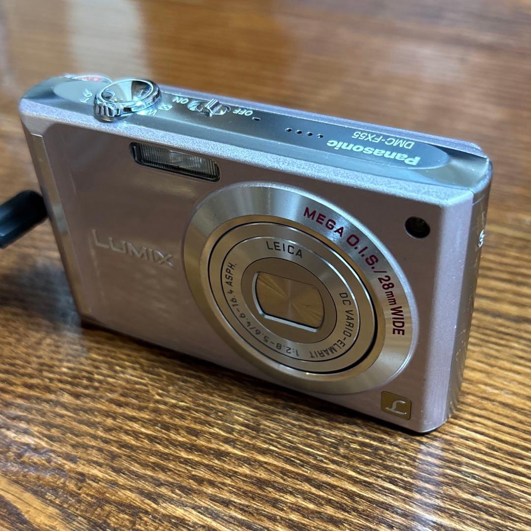 パナソニック ルミックス DMC-FX55 ピンク 取扱説明書あり