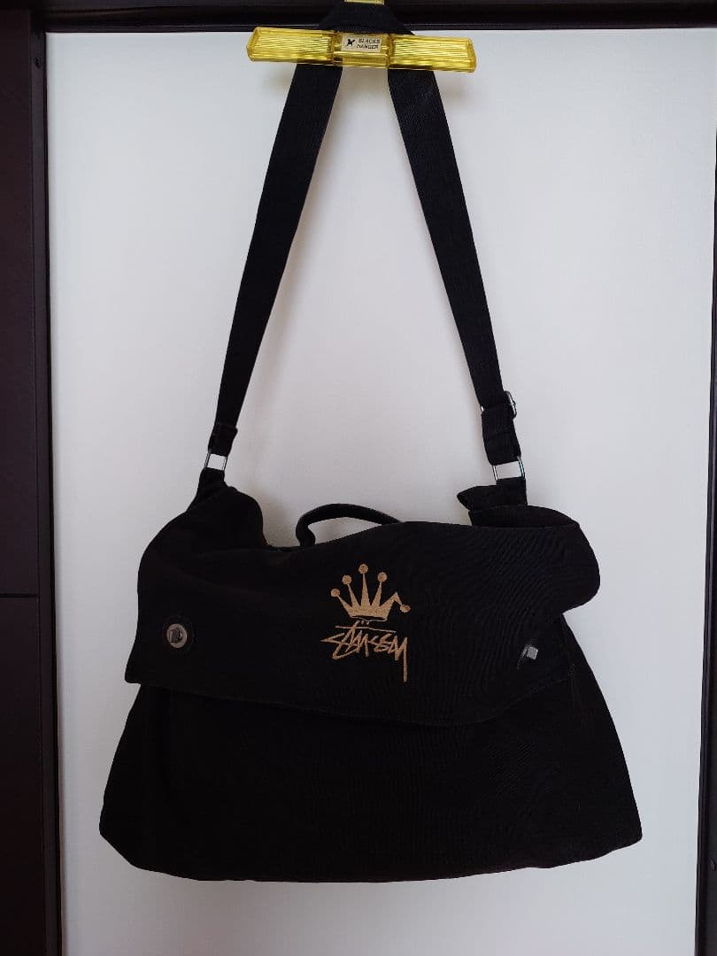 希少 90s【STUSSY 】ショルダーバッグ 黒