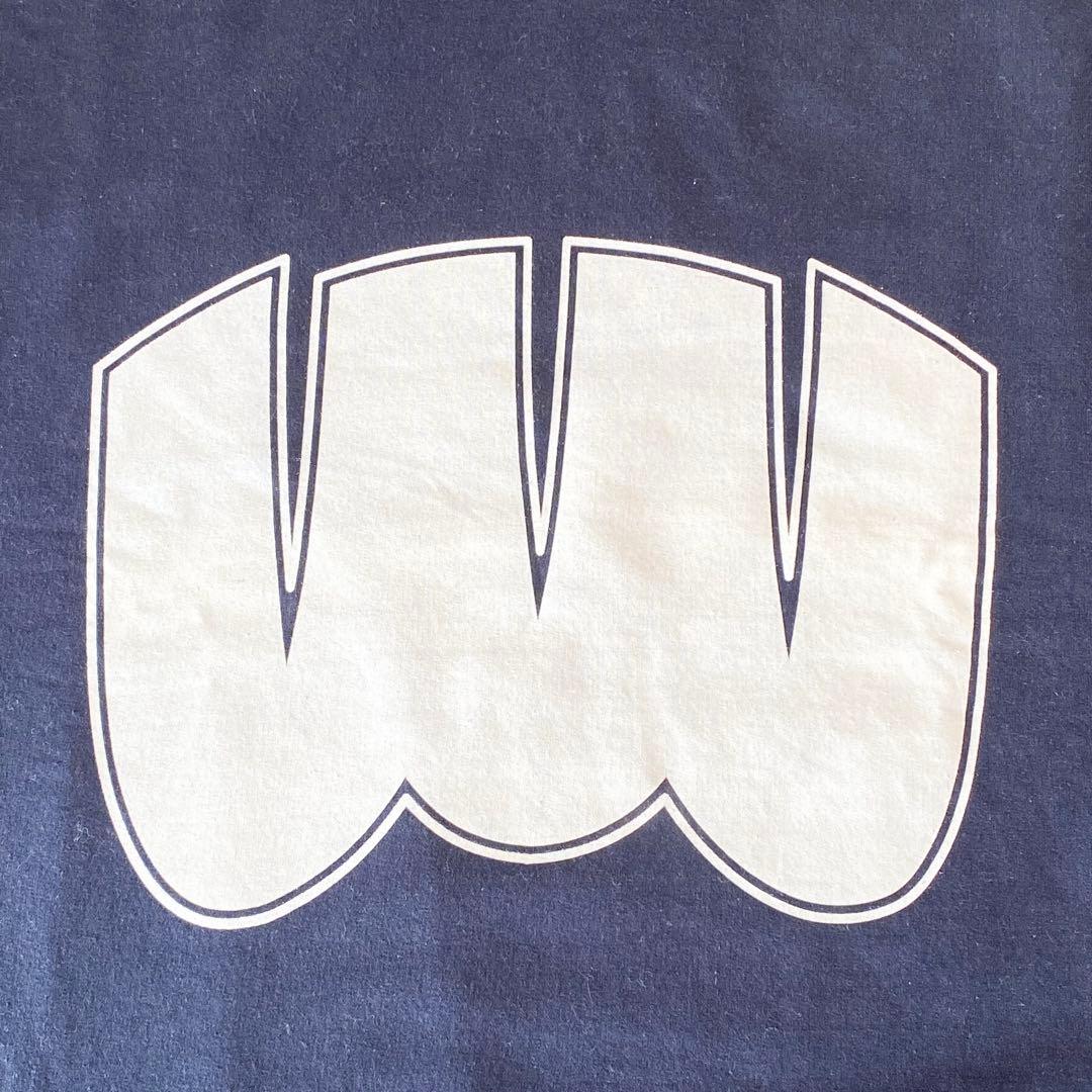 wake. sapporo MINNANO スウェット　NAVY-WHI